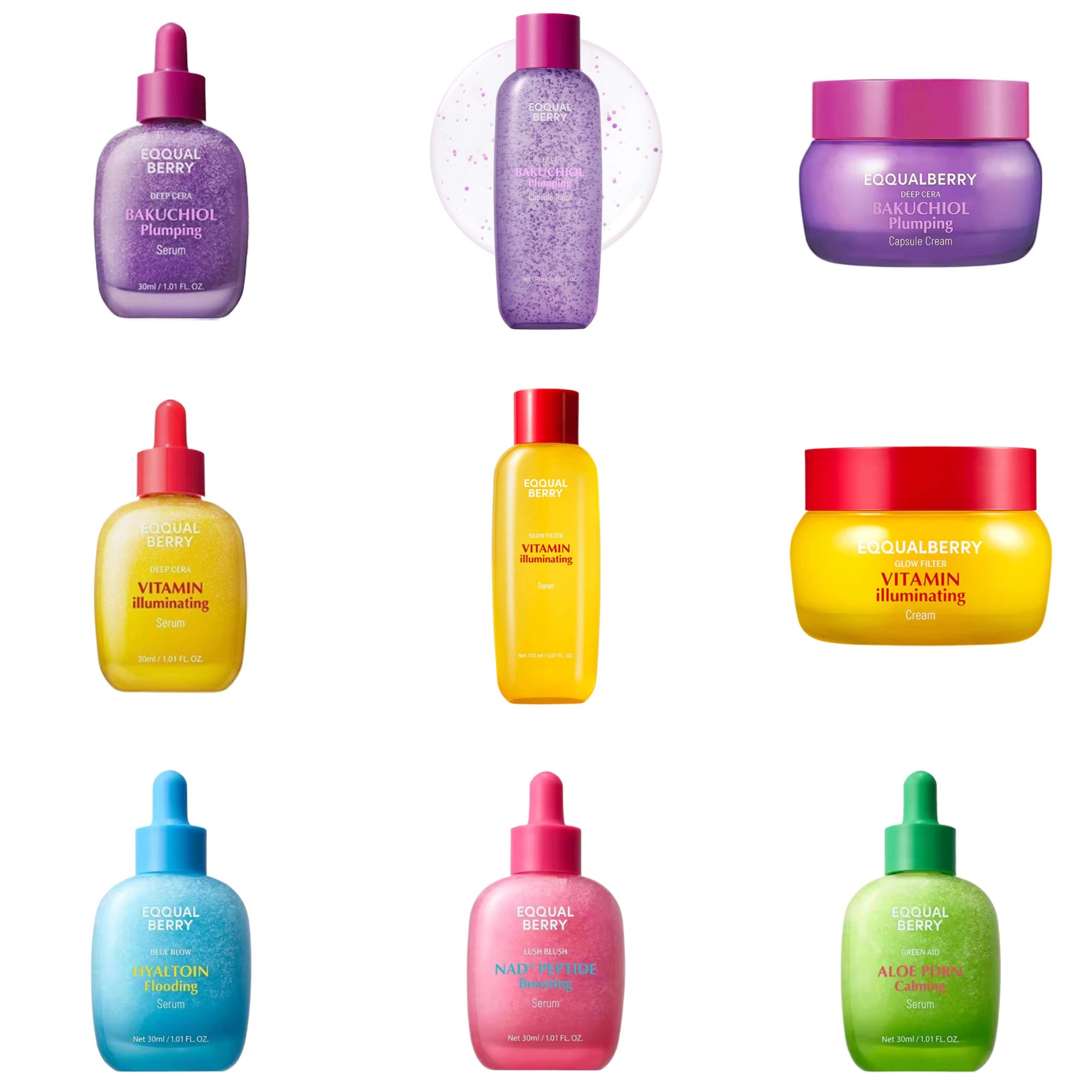 Luxury Skincare Brands - Untuk EQQUALBERRY BAKUCHIOL Plumping Serum 5,000