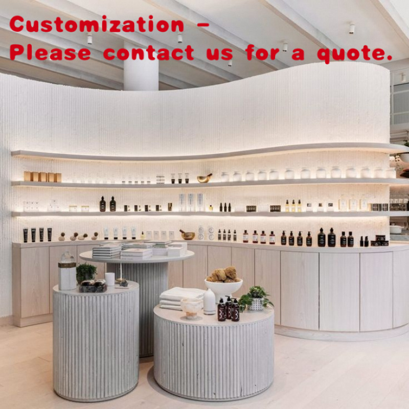 Luxury Skincare Shop - Desain Interior Toko Kecantikan Mewah Kustom,
