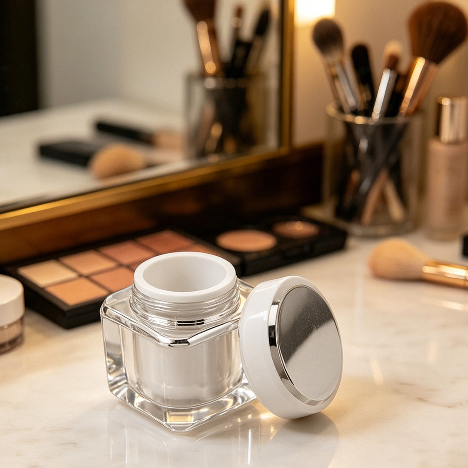 Luxury Skincare Packaging - Set Botol Perawatan Kulit Mewah yang