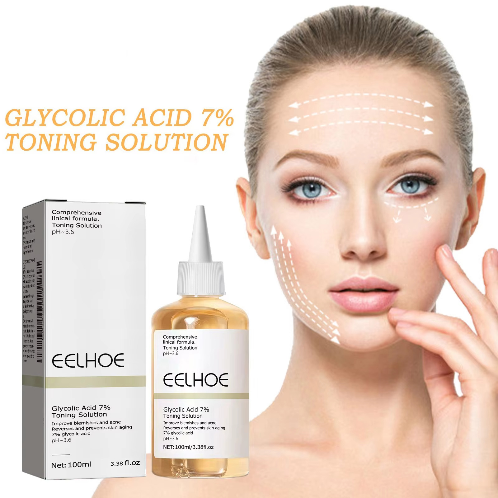 Larutan Toner Asam Glikolat 7% - Luxury Skincare Brands ulasan dan harga