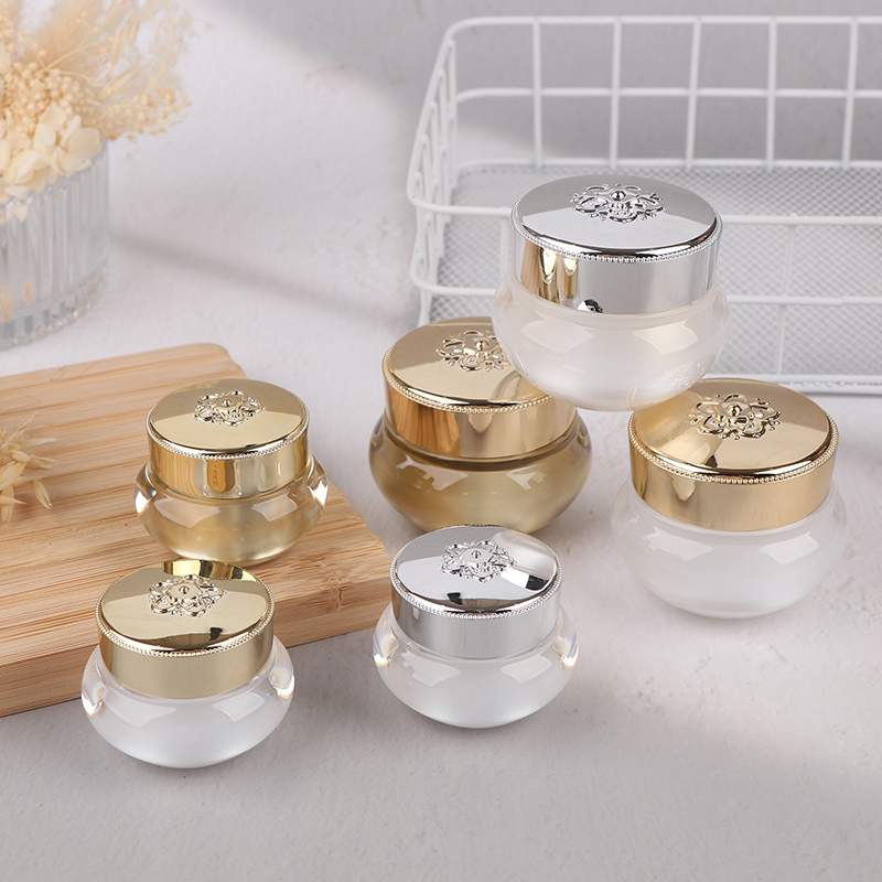 Botol Krim Akrilik Kosong untu - Luxury Skincare Packaging ulasan dan harga