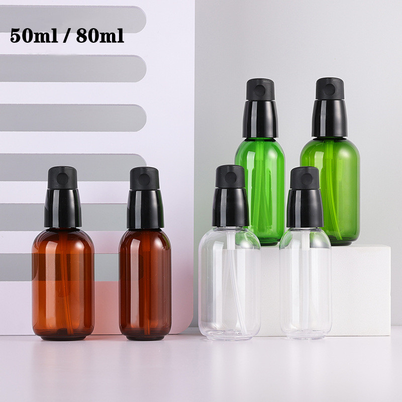 Botol Plastik PET Hijau Bening - Luxury Skincare Packaging ulasan dan harga