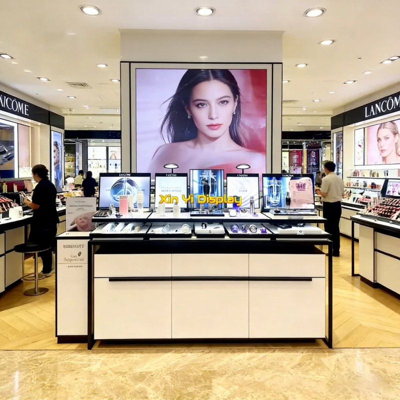 Furnitur Display Perawatan Kul - Luxury Skincare Shop ulasan dan harga